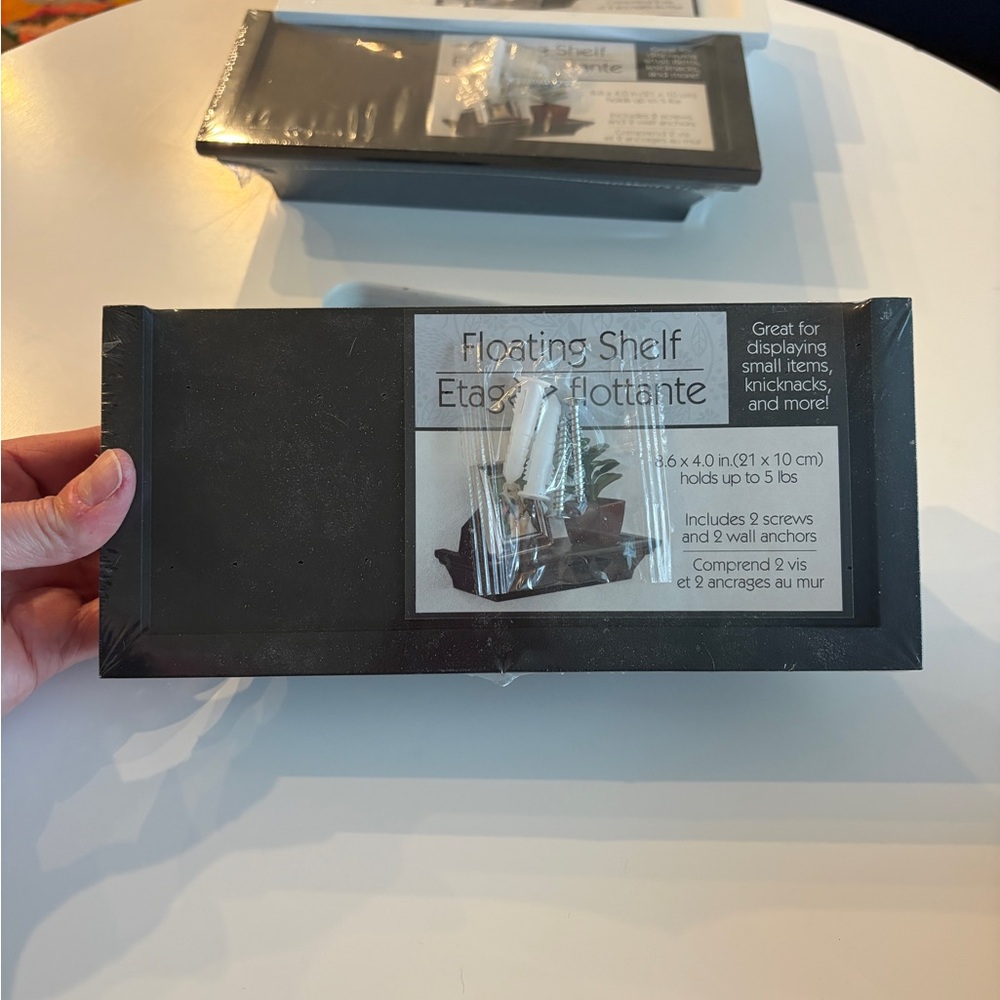 Black Floating Shelf